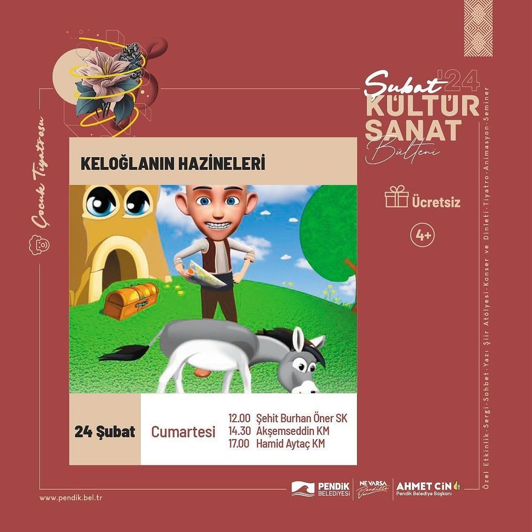 Pendik Kültür Sanat - Keloğlan'ın Hazineleri Çocuk Tiyatrosu